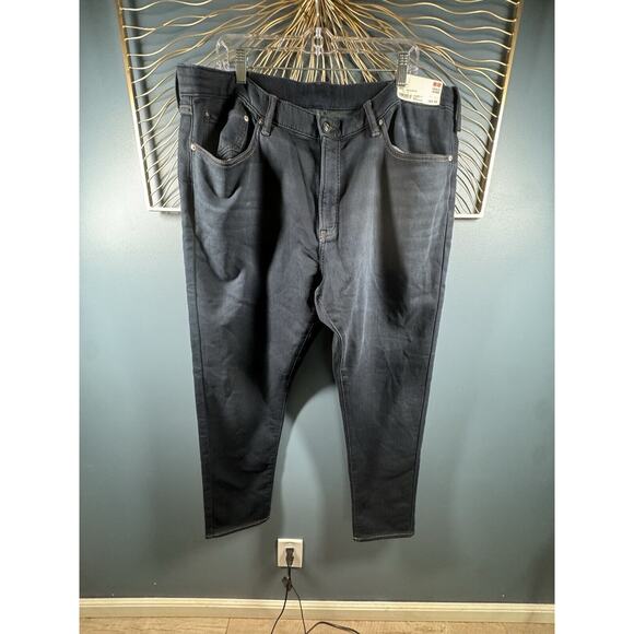 Uniqlo Women’s 3XL Tapered Jeans Stretch Denim Plus Size EZY 42-45 Inch Waist - Picture 2 of 6